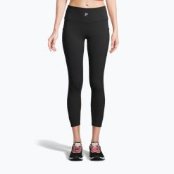 Legginsy damskie FILA Raga High Waist 7/8. Czarne legginsy damskie Fila, bez wzorów. Za 129.99 zł.