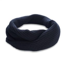 Komin zimowy PAOLO PERUZZI BR-06-DB granatowy. Niebieskie szaliki męskie Paolo Peruzzi, bez wzorów, z materiału. Za 49.99 zł.