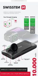 Powerbank Swissten Power Bank 10000 Mah 2In1 for Apple Watch And Magsafe. Powerbanki SWISSTEN. Za 237.70 zł.