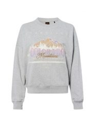 BOSS Orange Bluza - Eland Kobiety Bawełna szary, XS. Pomarańczowe bluzy damskie BOSS Orange, xs, bez wzorów, z bawełny, eleganckie, bez ramiączek, bez kaptura. Za 329.95 zł.
