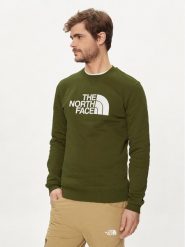 The North Face Bluza Drew Peak NF0A4SVR Zielony Regular Fit. Zielone bluzy męskie The North Face, m, bez wzorów, z syntetyku, bez ramiączek, bez kaptura. Za 349.99 zł.