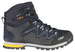 Buty trekkingowe CMP Athunis WP. Niebieskie trekkingi męskie CMP, z gumy, bez zapięcia. Za 490.55 zł.