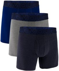 Bokserki męskie UNDER ARMOUR granatowe - 3 PAK Performance S. Bokserki męskie Under Armour, bez wzorów. Za 195.15 zł.