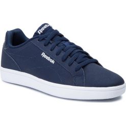 Sportowe REEBOK DV7282 ROYAL COMPLETE CLN. Niebieskie buty sportowe męskie Reebok, bez wzorów, z materiału, bez zapięcia. W wyprzedaży za 169.99 zł.