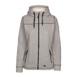 Damska Bluza Polarowa Runpal At400. Szare bluzy damskie Trespass, na zimę, m, bez wzorów, z bawełny, klasyczne, bez ramiączek, z kapturem. Za 183.99 zł.