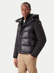 Blauer Kurtka puchowa Giubbini 25WBLUC03143 Czarny Regular Fit. Czarne kurtki męskie Blauer, m, bez wzorów, z puchu, bez kaptura. Za 2,069.00 zł.