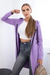 Bluza sukienkowa z kapturem ciemny fiolet. Bluzy damskie KESI, l, bez wzorów, z bawełny, bez ramiączek, z kapturem. Za 234.40 zł.