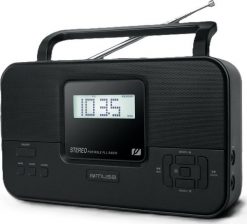 Muse Stereo Portable Radio | M-087 MB PLL | AUX in | FM radio | Headphone out. Radia Muse. Za 107.01 zł.
