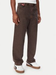 Quiksilver Jeansy YG Baggy EQYDP03510 Brązowy ciemny Baggy Fit. Brązowe jeansy męskie Quiksilver, z bawełny. Za 386.99 zł.