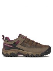 Keen Trekkingi Targhee III Wp 1018177 Brązowy. Brązowe obuwie trekkingowe damskie Keen, z nubiku, bez zapięcia. Za 455.00 zł.