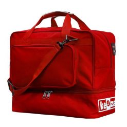 Torba piłkarska sportowa KEEZA Genoa z dodatkową usztywnioną komorą na buty 80L. Czerwone torby sportowe męskie KEEZA, bez wzorów. Za 164.00 zł.