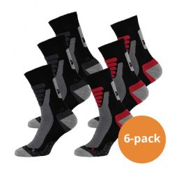 Skarpety turystyczne Xtreme 6-pack Multi Czarny. Czarne skarpetki damskie XTREME SOCKSWEAR, bez wzorów. Za 194.99 zł.