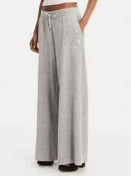 Juicy Couture Spodnie dresowe Yuka JCBBJ225803 Szary Wide Leg. Szare spodnie dresowe damskie Juicy Couture, bez wzorów, z bawełny. Za 322.99 zł.