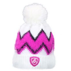 Czapka Peak Mountain Bon-Mouton. Czerwone czapki damskie Peak Mountain, na zimę, bez wzorów, eleganckie. W wyprzedaży za 117.00 zł.