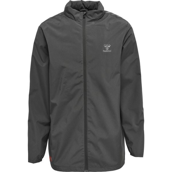 Kurtka do piłki nożnej męska Hummel Grid All Weather. Czarne kurtki męskie Hummel, m, bez wzorów, sportowe, bez kaptura. W wyprzedaży za 308.60 zł.