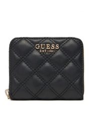 Guess Portfel Giully II Slg SWQG96 73137 Czarny. Czarne portfele damskie Guess, ze skóry. Za 159.99 zł.