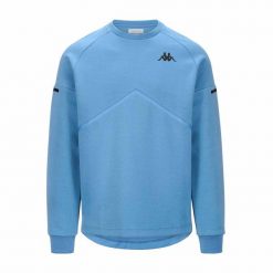 Bluza Kappa Karefod. Niebieskie bluzy sportowe męskie Kappa, m, bez wzorów, bez kaptura. Za 255.55 zł.