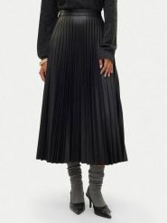 Vero Moda Spódnica z imitacji skóry Bella Holly 10319036 Czarny Regular Fit. Czarne spódnice damskie Vero Moda, l, bez wzorów, ze skóry. Za 239.99 zł.