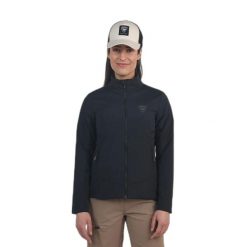 Damska kurtka narciarska Rossignol Opside. Czarne kurtki sportowe damskie Rossignol, l, bez wzorów, z materiału, bez ramiączek, bez kaptura, narciarskie, primaloft. Za 939.80 zł.
