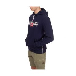 Bluza męska Napapijri B-Aylmer H. Niebieskie bluzy męskie Napapijri, m, bez wzorów, bez ramiączek, bez kaptura. Za 329.99 zł.