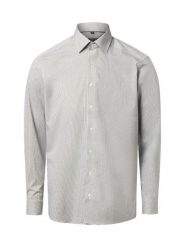 Finshley & Harding koszula biznesowa Mężczyźni Modern Fit Bawełna zielony|biały, 44. Białe koszule męskie Finshley & Harding, m, bez wzorów, z bawełny, biznesowe, bez kołnierzyka, bez ramiączek. Za 119.95 zł.