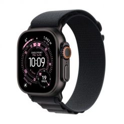 Smartwatch Apple Watch Ultra 3 (2025) LTE 49mm Titanium Case z Alpine Loop Medium - Czarny. Czarne zegarki smartwatch Apple, bez wzorów. Za 4,480.99 zł.