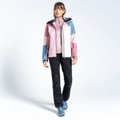 Kurtka Wodoodporna Damska Z Recyklingu Checkpoint III. Czerwone kurtki sportowe damskie Dare 2B, xl, bez wzorów, z materiału, bez ramiączek, z kapturem, trekkingowe. Za 150.99 zł.