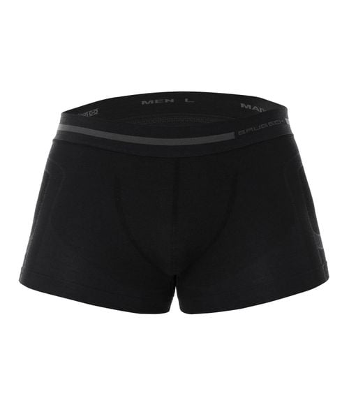 Bokserki męskie plus size Brubec COMFORT WOOL. Czarne bokserki męskie Brubeck, bez wzorów, z wełny. Za 84.99 zł.