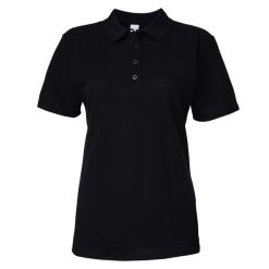 Dwukolorowa Koszulka Polo Z Krótkim Rękawem Softstyle Damska Z Krótkim Rękawem. Niebieskie koszulki sportowe damskie GILDAN, xl, bez wzorów, bez ramiączek. Za 59.99 zł.