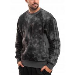 Bluza Męska adidas Sportowa Treningowa Bawełniana Bez Kaptura Sweter r. XS. Czarne swetry męskie Adidas, m, bez wzorów, z bawełny, sportowe, bez kołnierzyka, bez ramiączek. Za 215.99 zł.