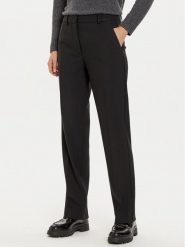 Calvin Klein Spodnie materiałowe K20K207633 Czarny Regular Fit. Czarne spodnie materiałowe damskie Calvin Klein, bez wzorów, z materiału. Za 379.99 zł.