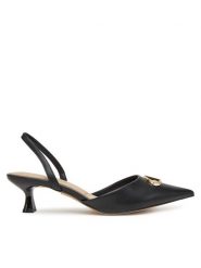 Aldo Sandały Delicate 13918896 Czarny. Czarne sandały damskie Aldo, bez wzorów, ze skóry, bez obcasa, na słupku, bez zapięcia. Za 229.99 zł.