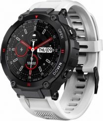 Smartwatch Gravity GT7-6 Biały (GT7-6). Białe zegarki smartwatch Gravity, bez wzorów. Za 225.58 zł.
