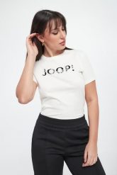 T-shirt damski Tanna JOOP!. T-shirty damskie JOOP!, m, bez wzorów, bez kołnierzyka, bez ramiączek. Za 359.00 zł.