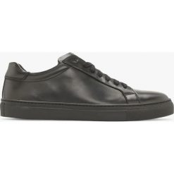 Czarne trampki męskie DILLON. Czarne buty sportowe męskie Ryłko, bez wzorów, ze skóry, sportowe, bez zapięcia. Za 429.99 zł.