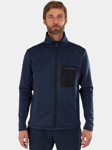 Sweter Męski Fundango Revolution. Niebieskie swetry męskie FUNDANGO, l, bez wzorów, z materiału, sportowe, bez kołnierzyka, bez ramiączek. Za 249.00 zł.