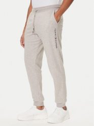 Tommy Hilfiger Spodnie dresowe UM0UM03664 Beżowy Regular Fit. Brązowe spodnie sportowe męskie Tommy Hilfiger, l, bez wzorów, z bawełny. Za 249.99 zł.