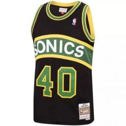 Koszulka NBA Seattle Supersonics Sean Kemp. Bluzki damskie Mitchell & Ness, bez wzorów, sportowe, bez kołnierzyka, bez ramiączek. Za 448.00 zł.