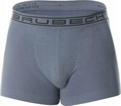Brubeck BX10050A Bokserki męskie COMFORT COTTON stalowy XXL. Szare bokserki męskie Brubeck, bez wzorów. Za 57.11 zł.