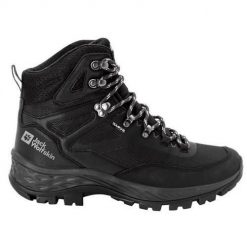 Buty trekkingowe męskie Jack Wolfskin Rebellion Guide Texapore Mid. Czarne buty zimowe męskie Jack Wolfskin, bez wzorów, z gumy, za kostkę, bez obcasa, bez zapięcia. Za 734.00 zł.