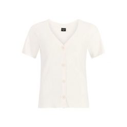 Kardigan damski Protest Oval. Białe kardigany damskie Protest, m, bez wzorów, z materiału, eleganckie, bez kołnierzyka. Za 256.00 zł.