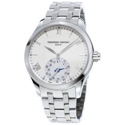PROMOCJA ZEGAREK FREDERIQUE CONSTANT Horological Smartwatch FC-285S5B6B. Białe zegarki męskie FREDERIC CONSTANT, bez wzorów, ze stali. W wyprzedaży za 3,370.00 zł.