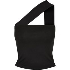 Damski tank top w dużym rozmiarze Urban Classics. Czarne topy damskie Urban Classics, bez wzorów, bez kołnierzyka, bez ramiączek. Za 142.00 zł.