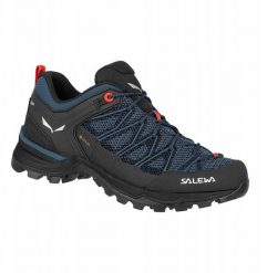 Buty damskie Salewa Mountain Trainer Lite GTX - java blue/black. Czarne obuwie trekkingowe damskie Salewa, bez zapięcia. Za 948.18 zł.