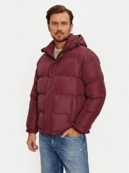 Pepe Jeans Kurtka zimowa Tobias PM403031 Czerwony Regular Fit. Czerwone kurtki męskie Pepe Jeans, na zimę, m, bez wzorów, z jeansu, bez kaptura. Za 689.99 zł.