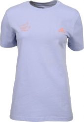 Adidas Koszulka damska adidas Signature Tee fioletowa GV1344 S. Fioletowe bluzki damskie Adidas, s, bez wzorów, bez kołnierzyka, bez ramiączek. Za 84.46 zł.
