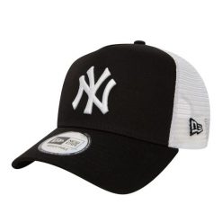 Czapka Z Daszkiem New York Yankees A Frame Trucker Cap. Białe czapki damskie New Era, bez wzorów, z bawełny. Za 225.99 zł.