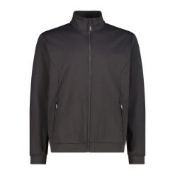 Kurtka z technicznego poliestru CMP Compact. Czarne kurtki męskie CMP, m, bez wzorów, bez kaptura. Za 283.00 zł.