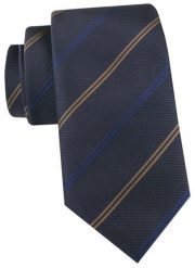 Krawat Męski - Angelo di Monti - Granat, Drobne Prążki. Niebieskie krawaty i muchy Angelo di Monti, bez wzorów, z tkaniny, eleganckie. Za 45.00 zł.