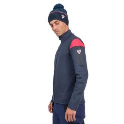 Bluza męska Rossignol Aerial. Niebieskie bluzy męskie Rossignol, na zimę, m, bez wzorów, sportowe, bez ramiączek, bez kaptura. Za 950.00 zł.